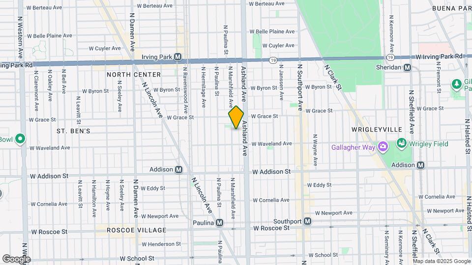 3727 N Marshfield Ave Map and Location Details