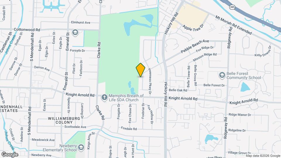 3141 Glen Echo Dr Map and Location Details