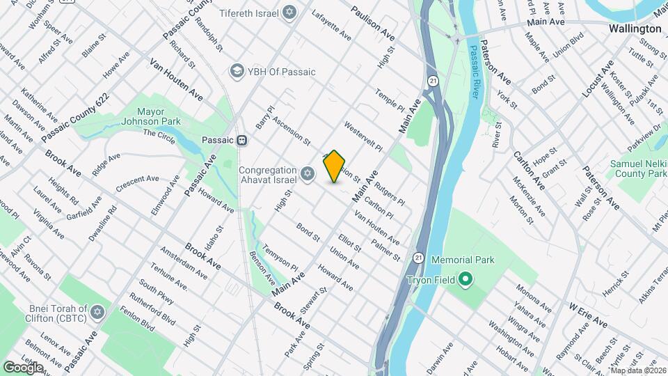 132-140 Van Houten Ave Map and Location Details