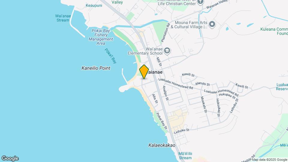 85-013 Pokai Bay St Map and Location Details