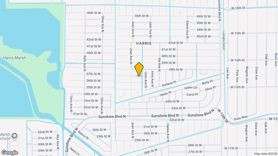 2903 37th St W Map and Location Details