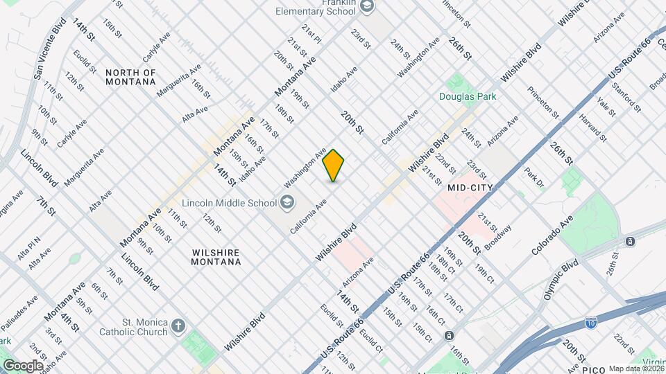 1057 17th St Map and Location Details
