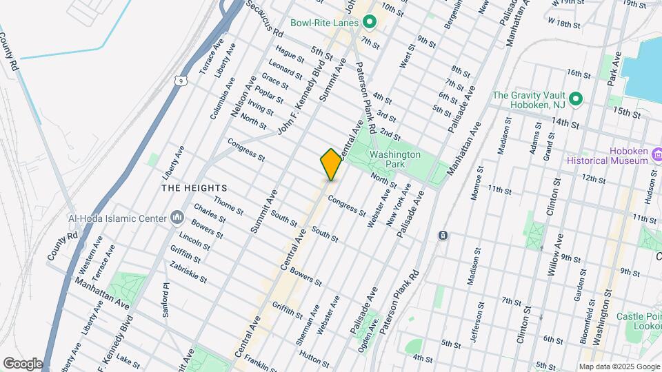486 Central Ave, Unit 1 Map and Location Details