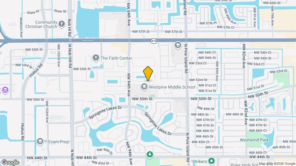 9316 NW 53rd St Map and Location Details
