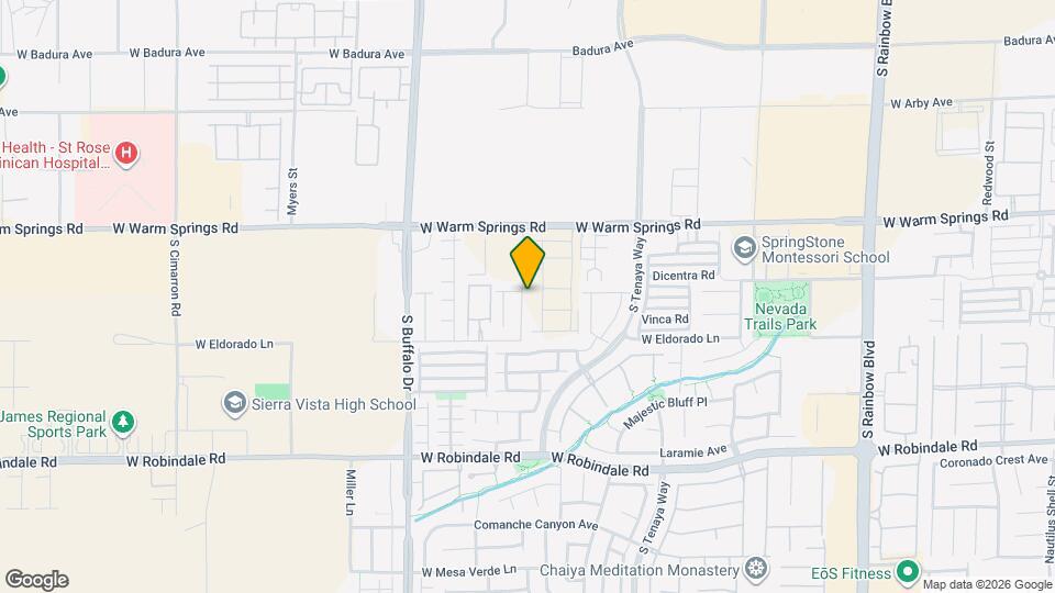 7406 S Pioneer Way Map and Location Details