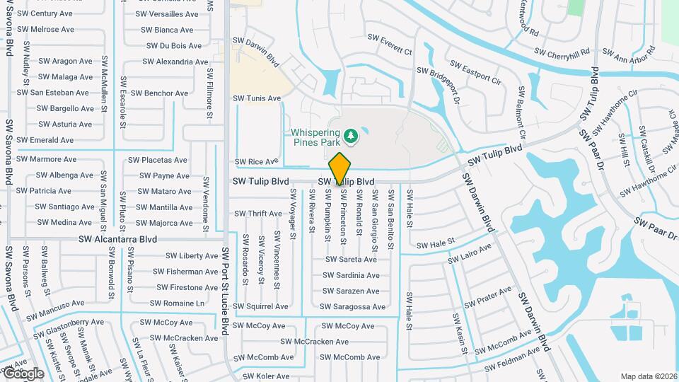 3414 SW Princeton St Mapa y Detalles de la Ubicación