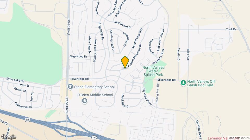 9480 Canyon Meadows Dr Map and Location Details