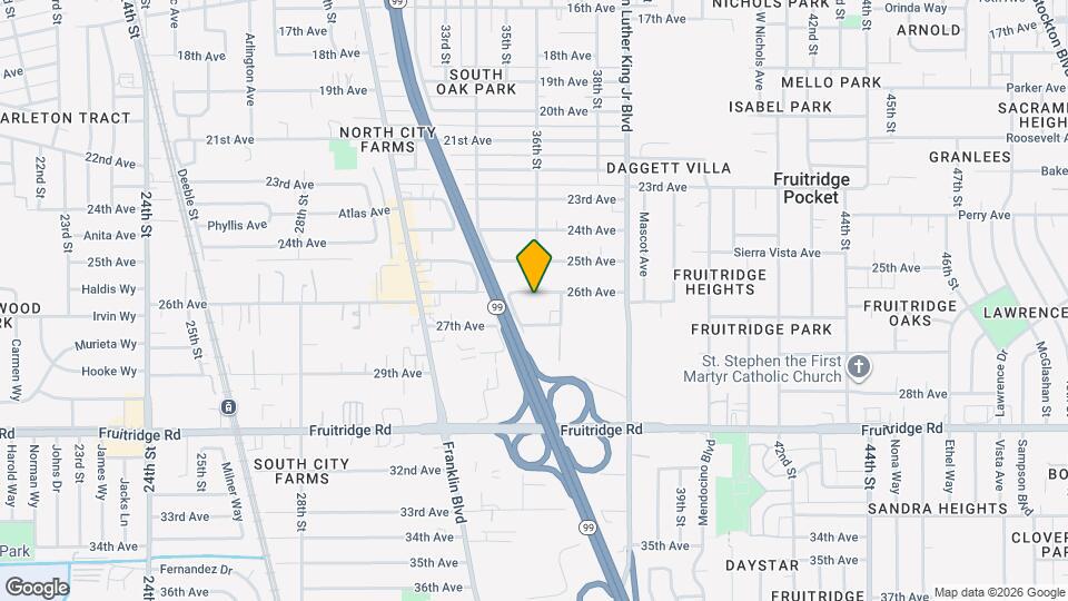 3600 26th Ave Map and Location Details