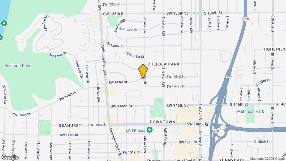 603 SW 143rd St Map and Location Details