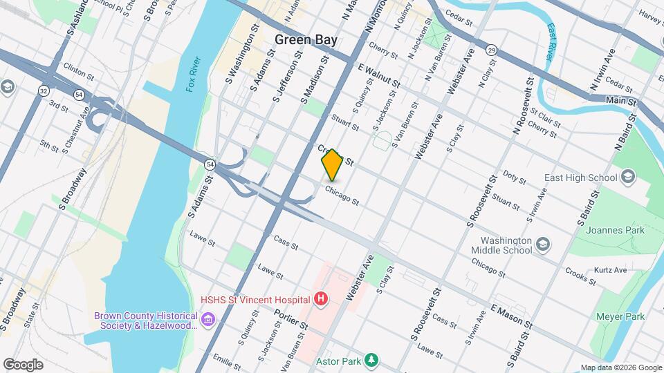 715 Chicago St Map and Location Details