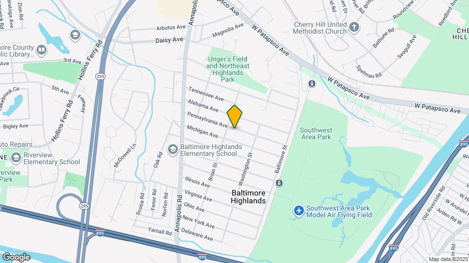 2907 Pennsylvania Ave Mapa y Detalles de la Ubicación