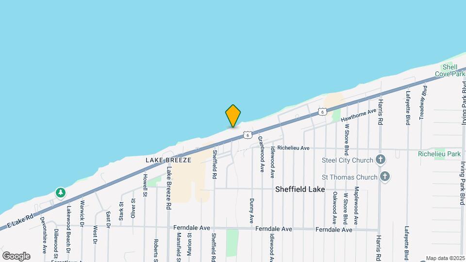 Lake Erie Townhomes Map and Location Details