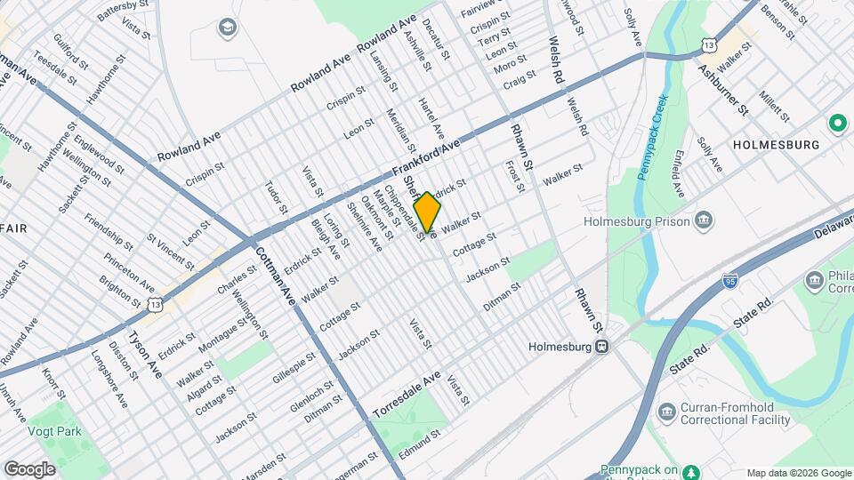 4321 Chippendale Ave Mapa y Detalles de la Ubicación