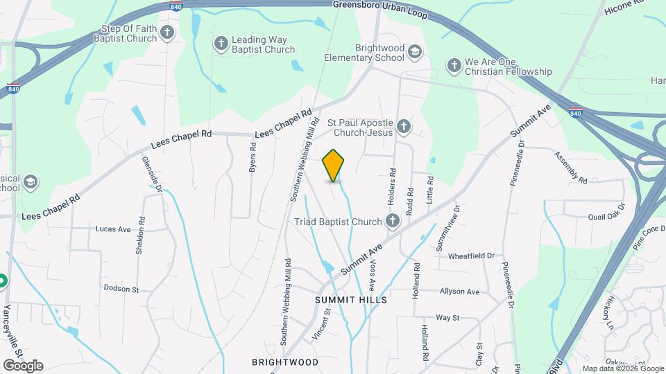 4608 Mallard Creek Dr Mapa y Detalles de la Ubicación