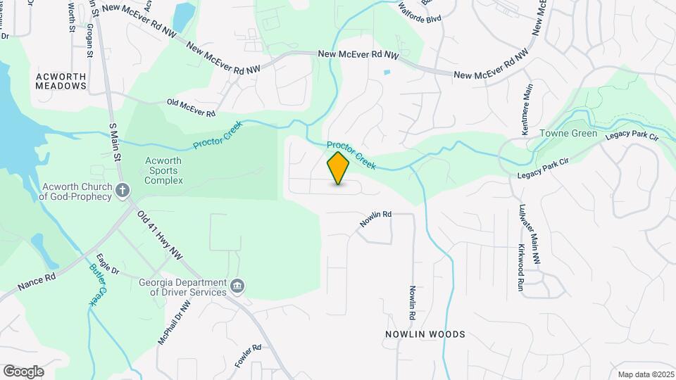3310 McEver Park Cir Map and Location Details