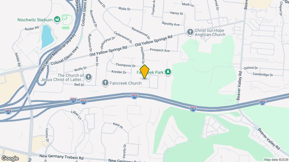 282 Hess Ct Map and Location Details