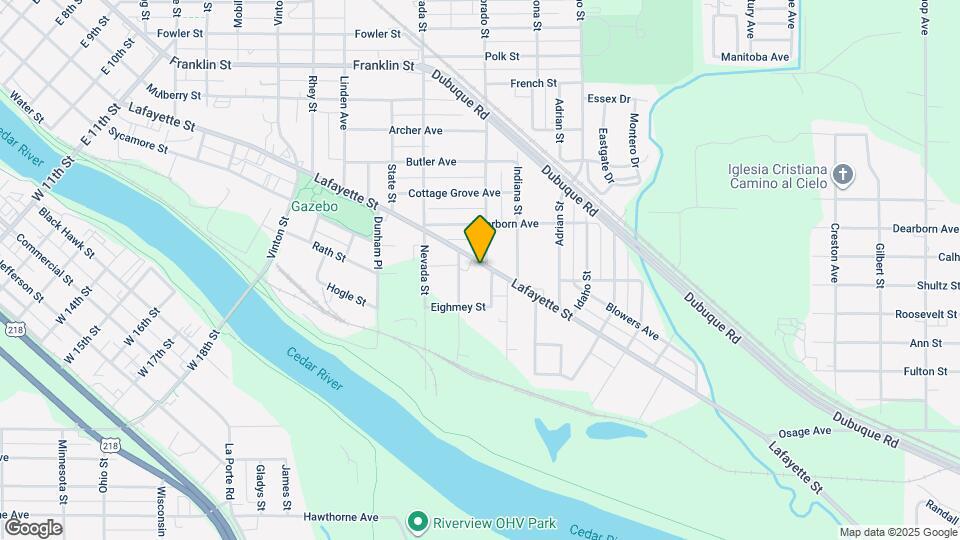 2174 Lafayette St Map and Location Details