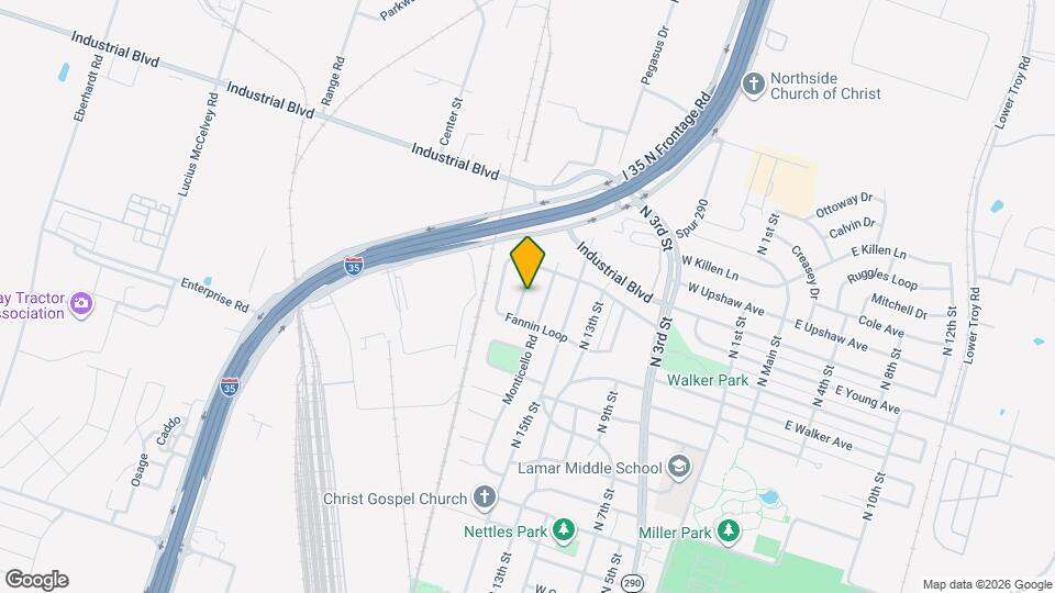 2517 Goliad St Mapa y Detalles de la Ubicación
