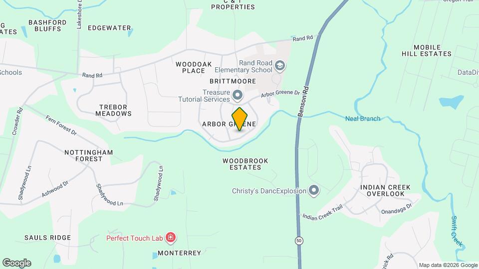 1223 Arbor Greene Dr Map and Location Details