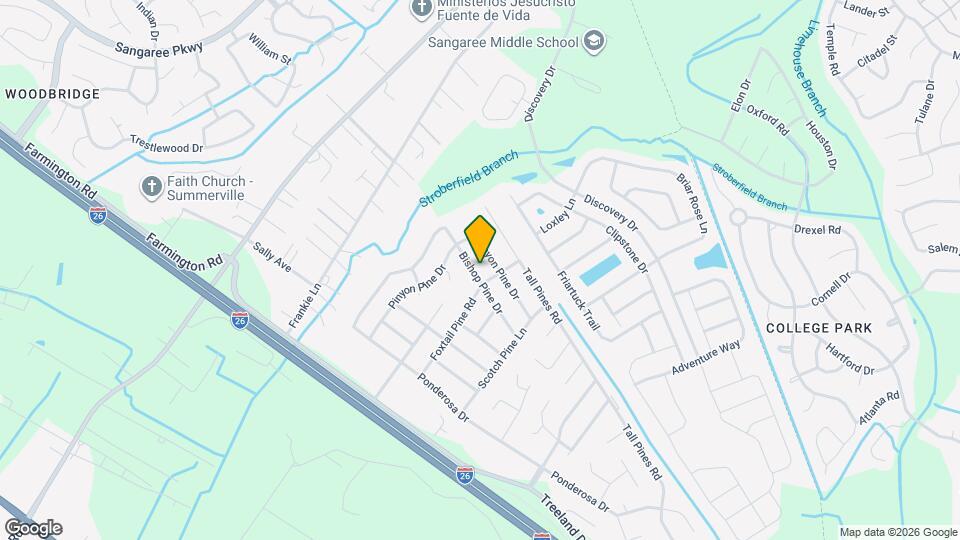 1319 Bishop Pine Dr Map and Location Details