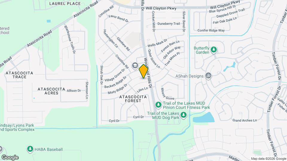 3831 Woodlace Dr Map and Location Details