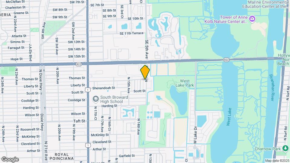 2124 N 14th Ave-Unit -W Map and Location Details