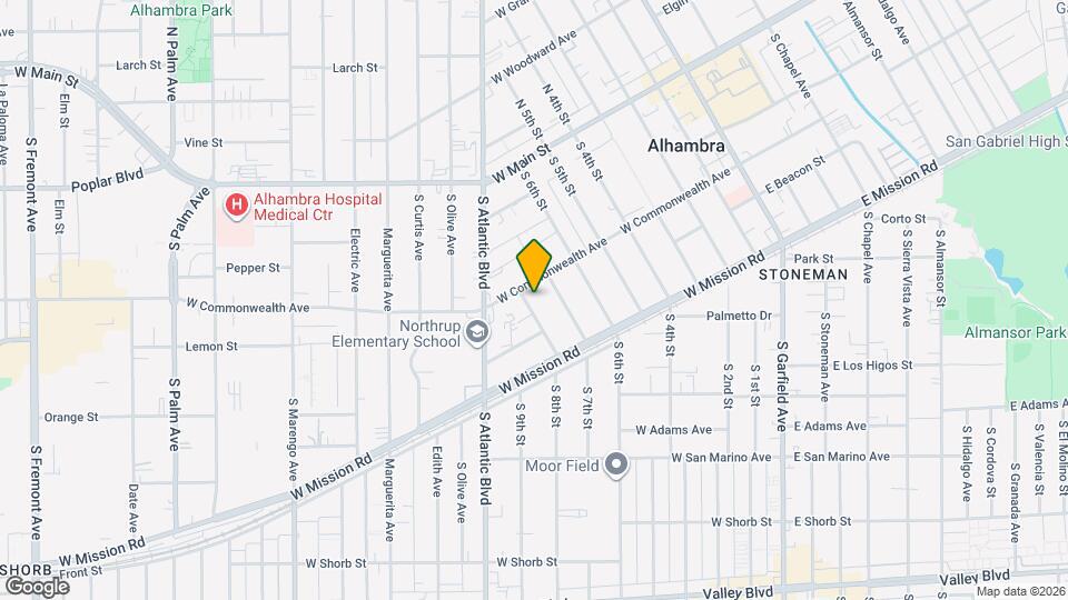 314 S 8th St Mapa y Detalles de la Ubicación