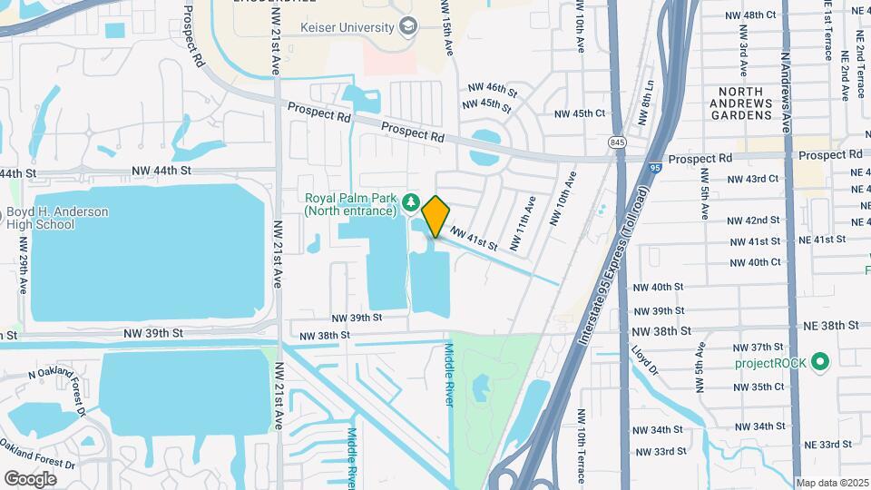 4100 NW 16th Ave Map and Location Details