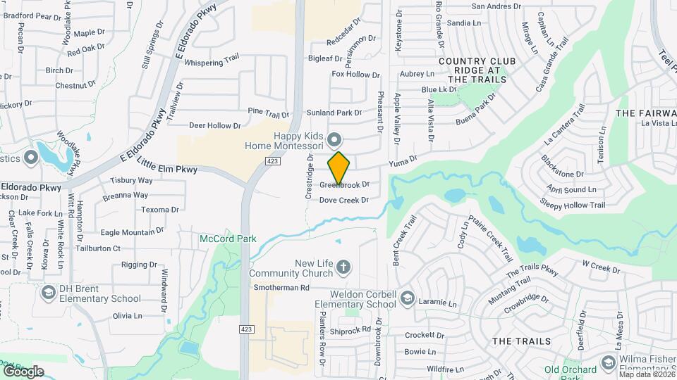 2432 Greenbrook Dr Map and Location Details