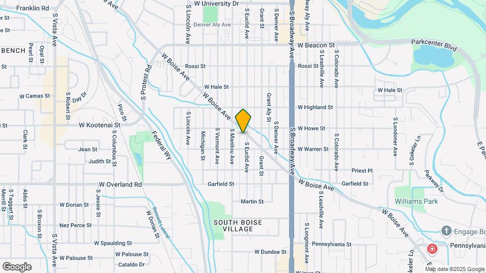 1605 S Euclid Ave Map and Location Details
