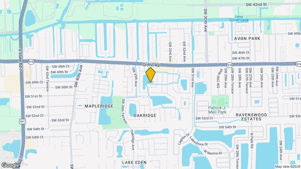 4959 SW 33rd Way Map and Location Details
