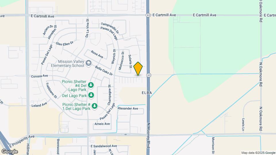 2129 Bella Oaks Dr Map and Location Details