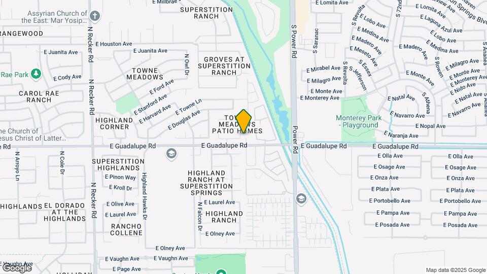 829 N Bluejay Dr Map and Location Details