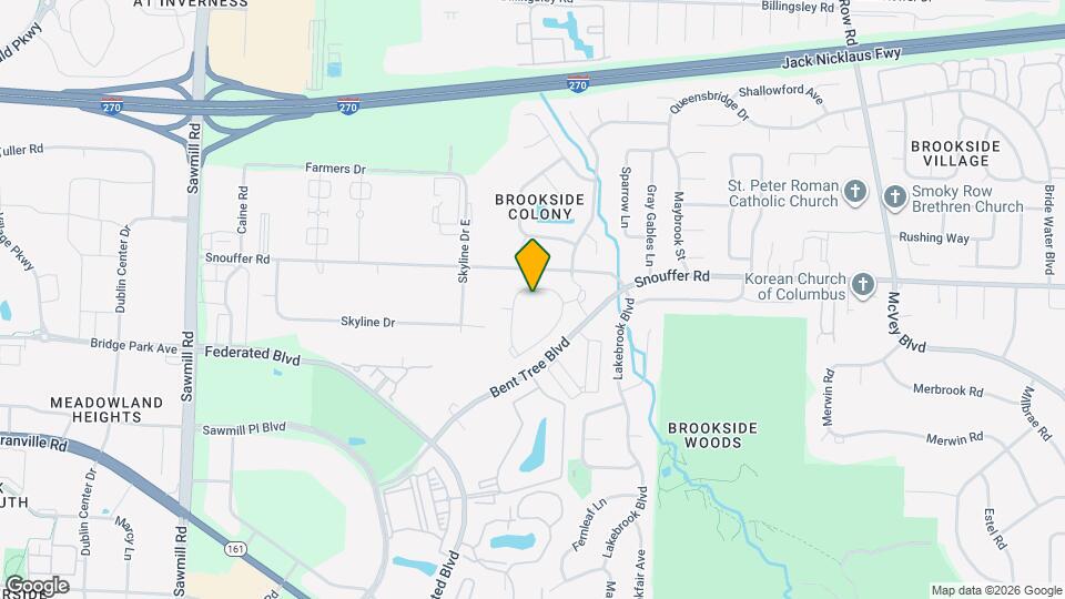 2134 Bentwood Cir Map and Location Details