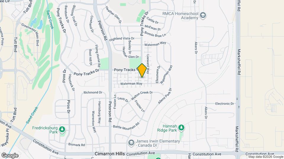 7130 Canyon Creek Point Map and Location Details