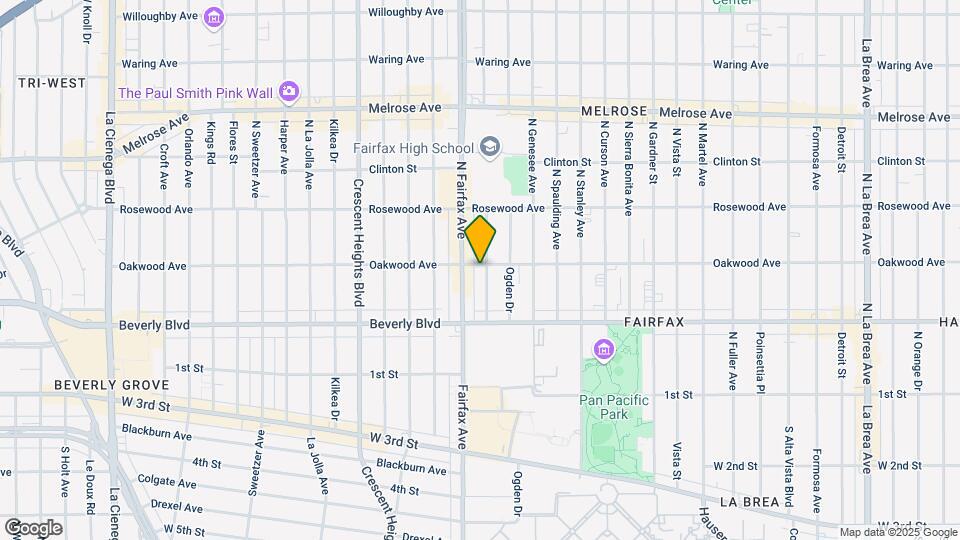 367 N Orange Grove Ave Map and Location Details