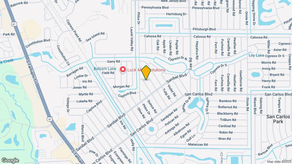 18425 Rosewood Rd Map and Location Details
