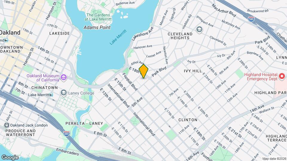 1729 4th Ave, Unit 1729 Map and Location Details