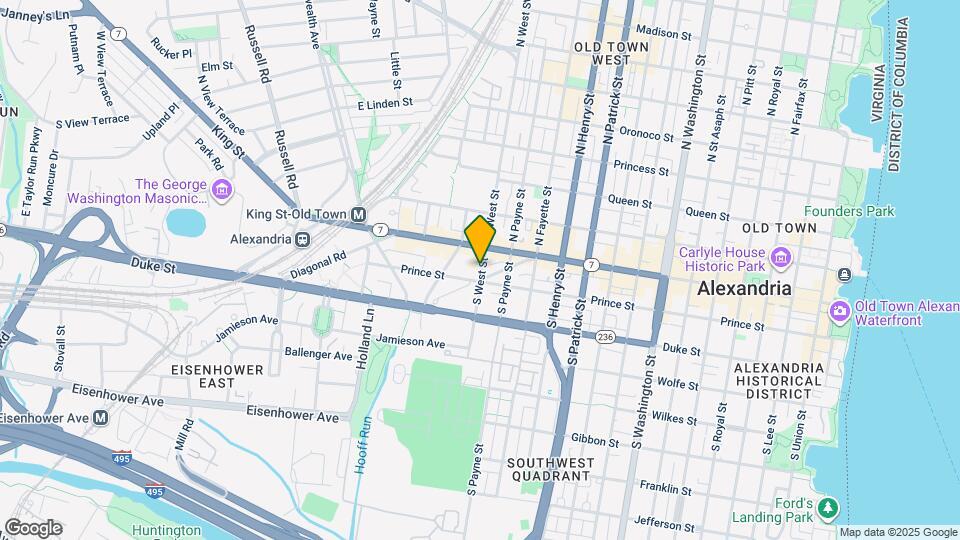 123 S West St Map and Location Details