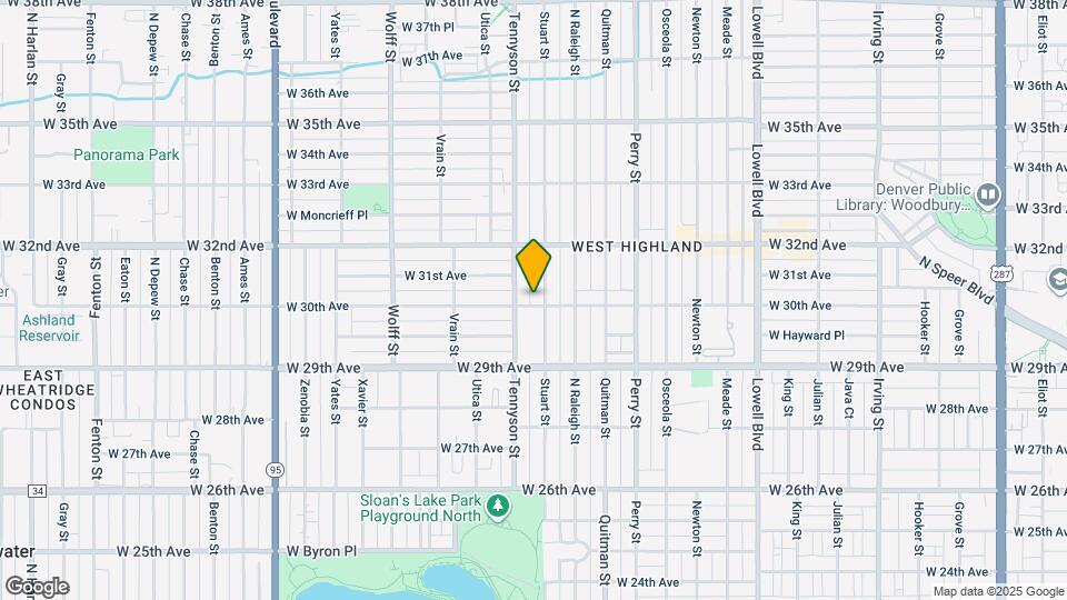 4315 W 30th Ave Map and Location Details