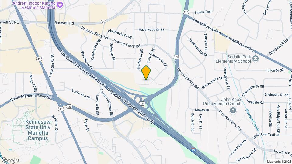 1705 Crestridge Dr SE Map and Location Details