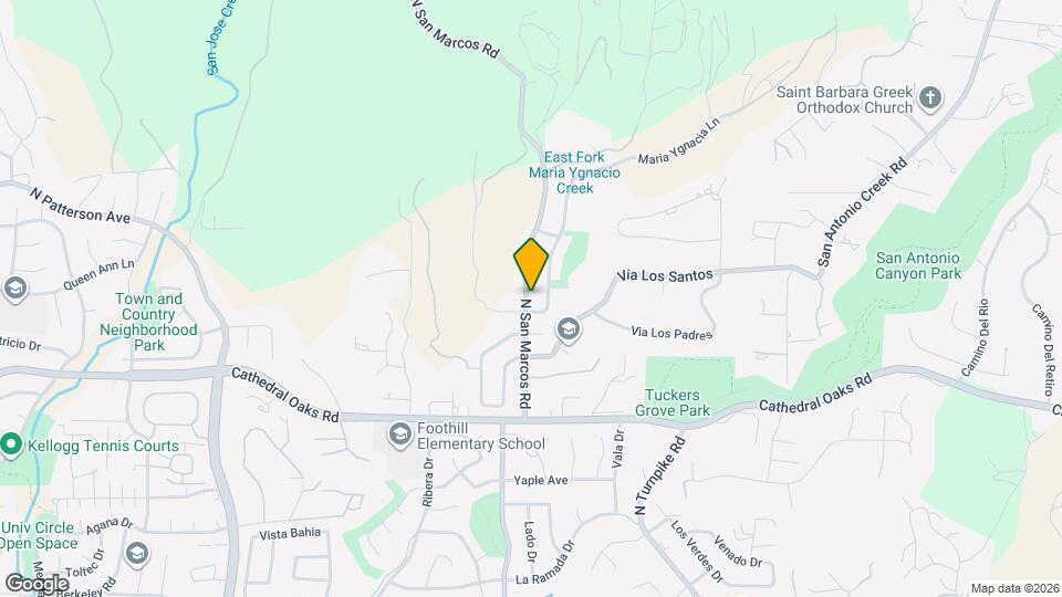 974 N San Marcos Rd Map and Location Details
