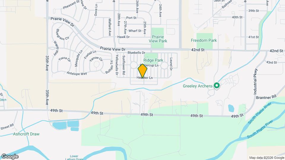 2500 Heather Ln Map and Location Details