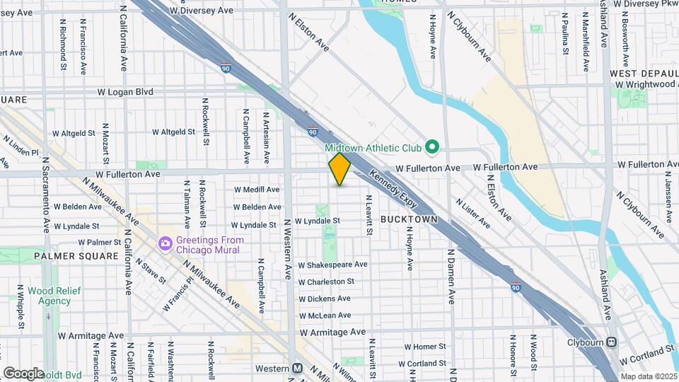 2247 W Medill Ave Map and Location Details