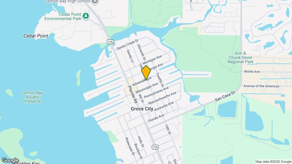 2049 Arkansas Ave Map and Location Details