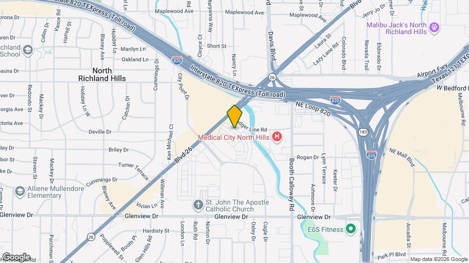 4525 Bishop St Map and Location Details