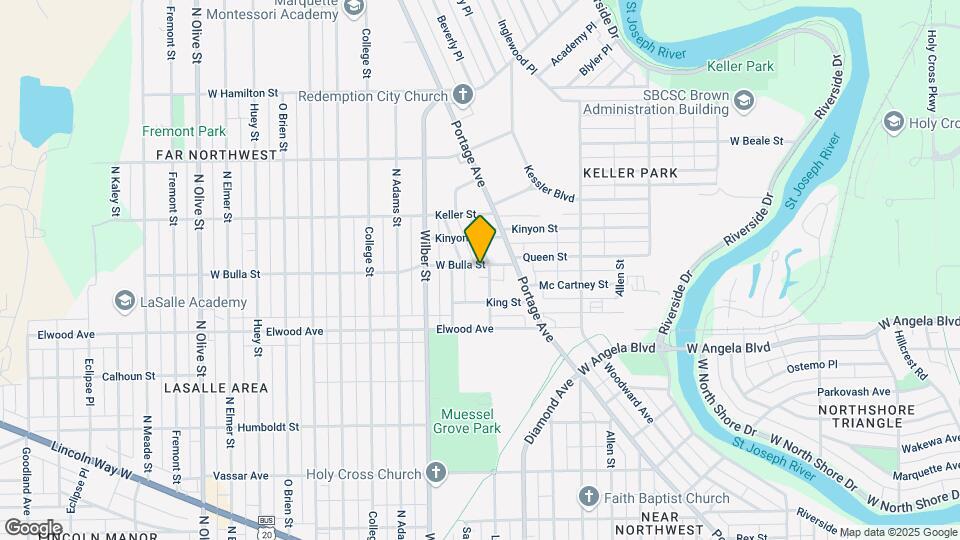 1537 Anderson Ave Map and Location Details