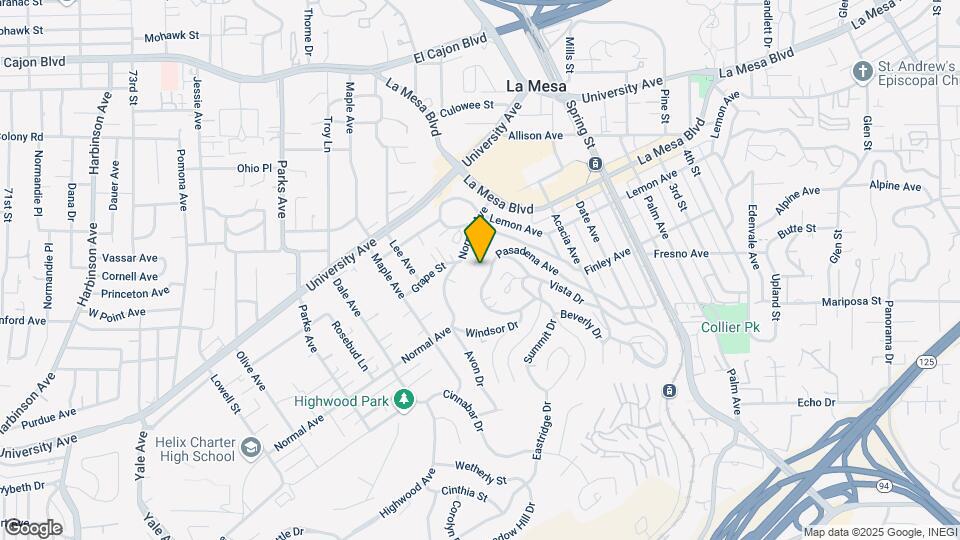 4521 Westview Dr Map and Location Details