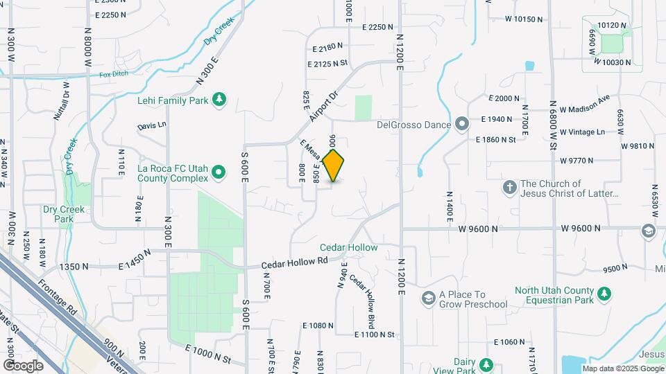 1092 N Freeman Dr Map and Location Details