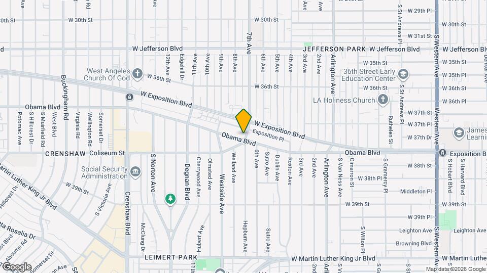 2703 Obama Blvd Map and Location Details